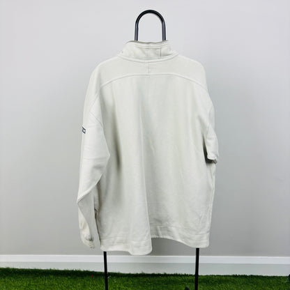 90s Nike Roll Neck Sweatshirt Brown XXL