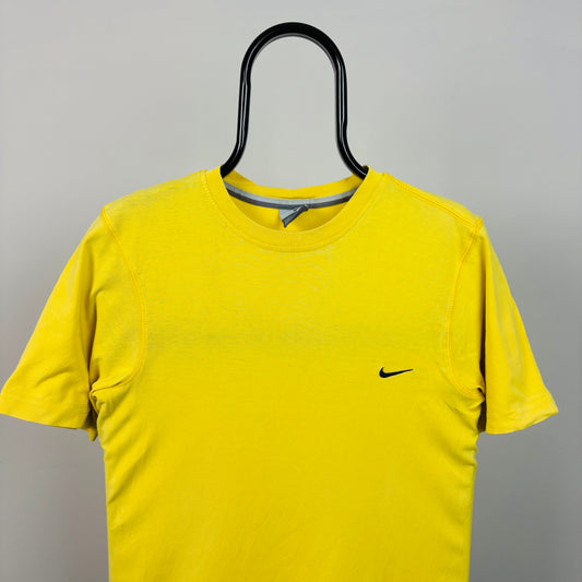 00s Nike T-Shirt Yellow Small