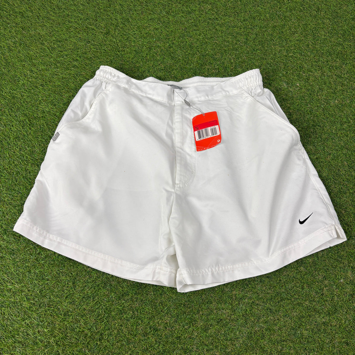 00s Nike Court Shorts White Large