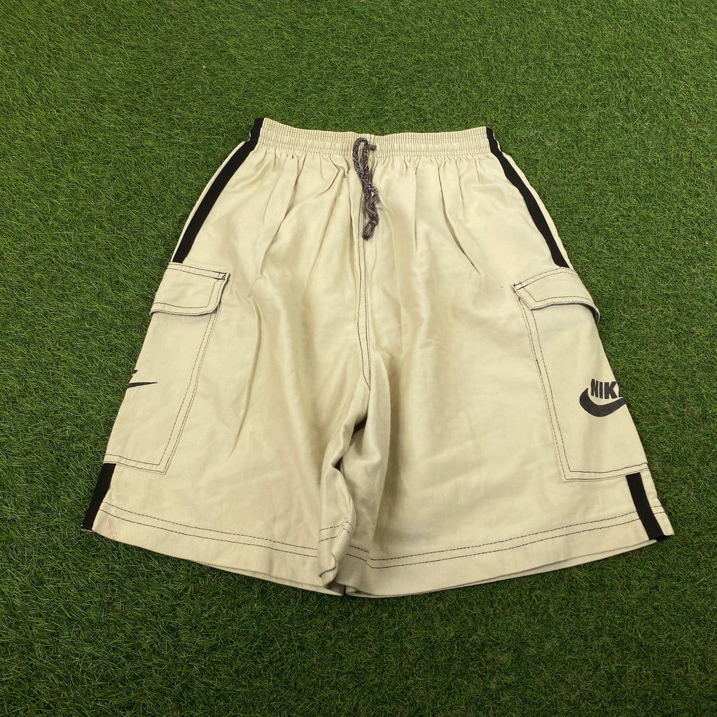 90s Nike Cargo Shorts Brown Small