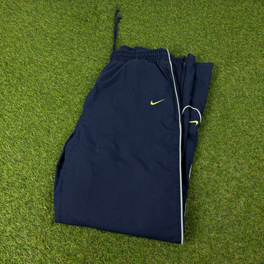 00s Nike Piping Joggers Blue Small