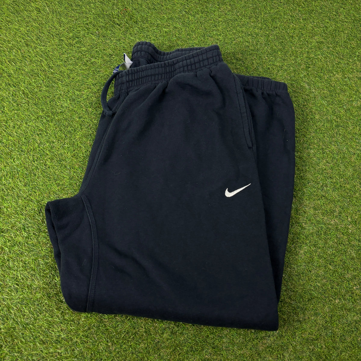 00s Nike Wide Leg Cotton Joggers Blue XXL
