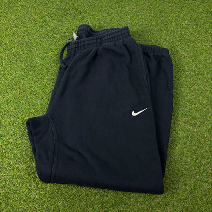 00s Nike Wide Leg Cotton Joggers Blue XXL