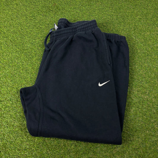 00s Nike Wide Leg Cotton Joggers Blue XXL