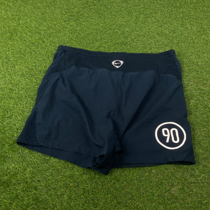 00s Nike T90 Football Shorts Black Large