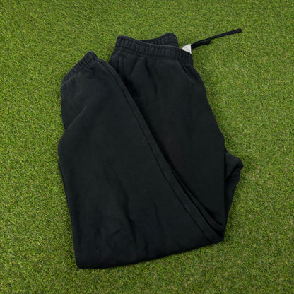 00s Nike Wide Leg Cotton Joggers Black Medium