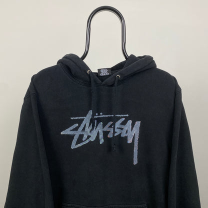 00s Stussy Hoodie Black Large