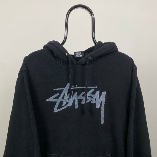 00s Stussy Hoodie Black Large