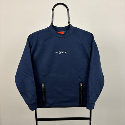 00s Nike Sweatshirt Blue XS