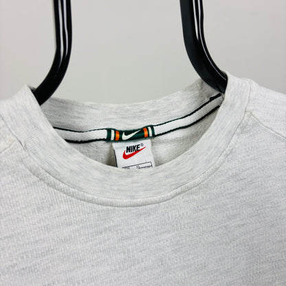 90s Nike Sweatshirt Grey Small