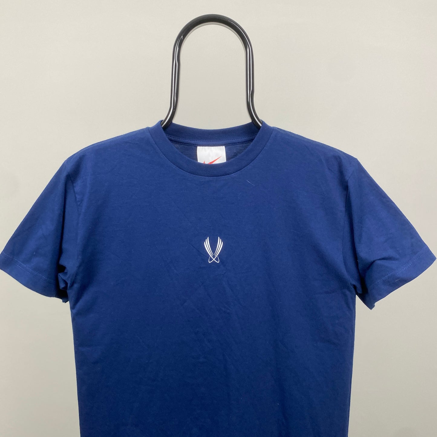 90s Nike Basketball T-Shirt Blue XS