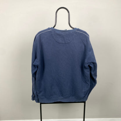 00s Nike Piping Sweatshirt Blue Medium