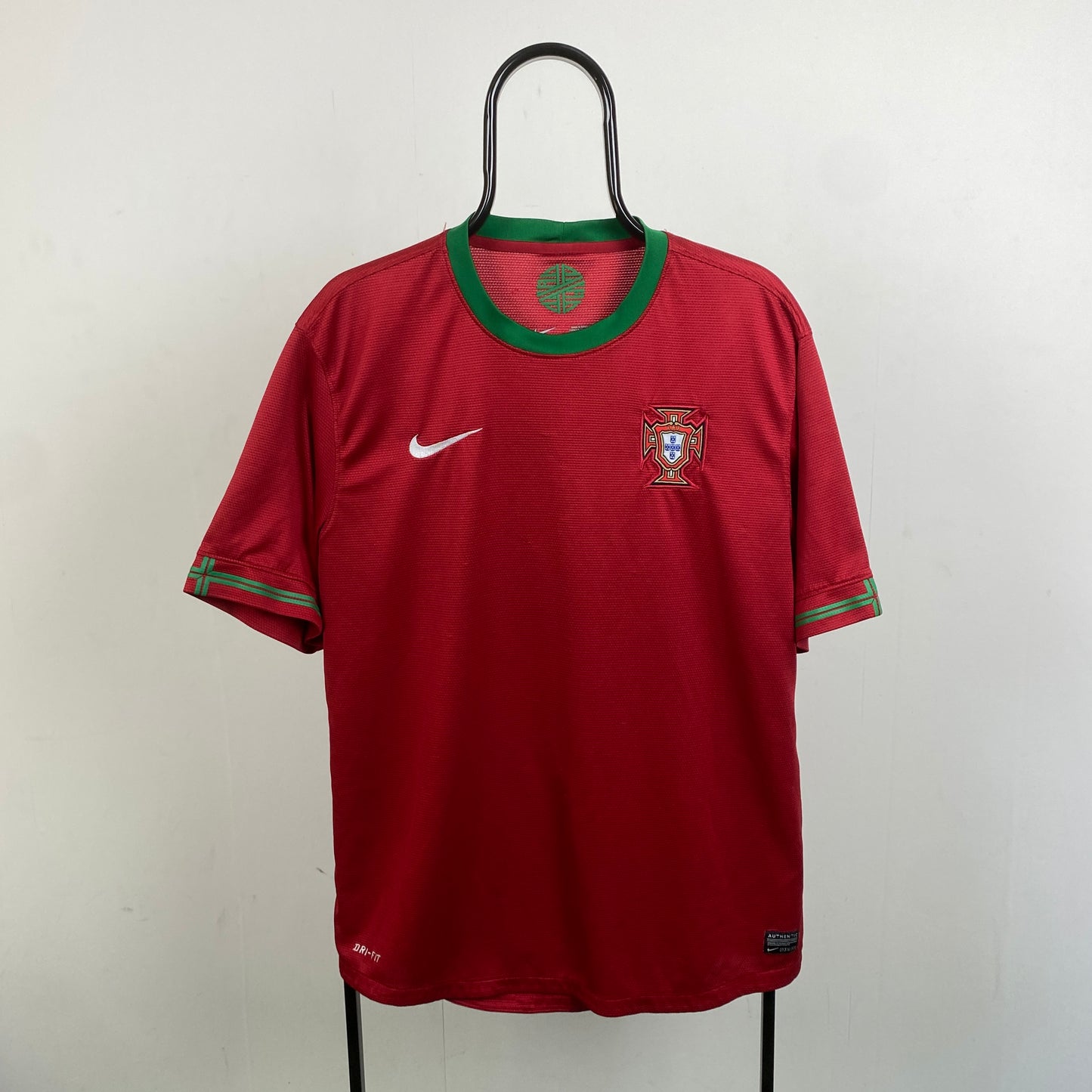 00s Nike Portugal Football Shirt T-Shirt Red XL