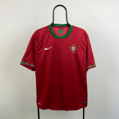 00s Nike Portugal Football Shirt T-Shirt Red XL