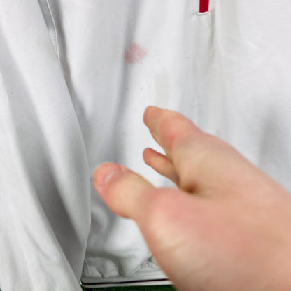 00s Nike Reversible Fleece Coat Jacket Red Large