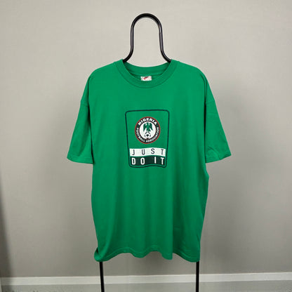 90s Nike Nigeria T-Shirt Green XL