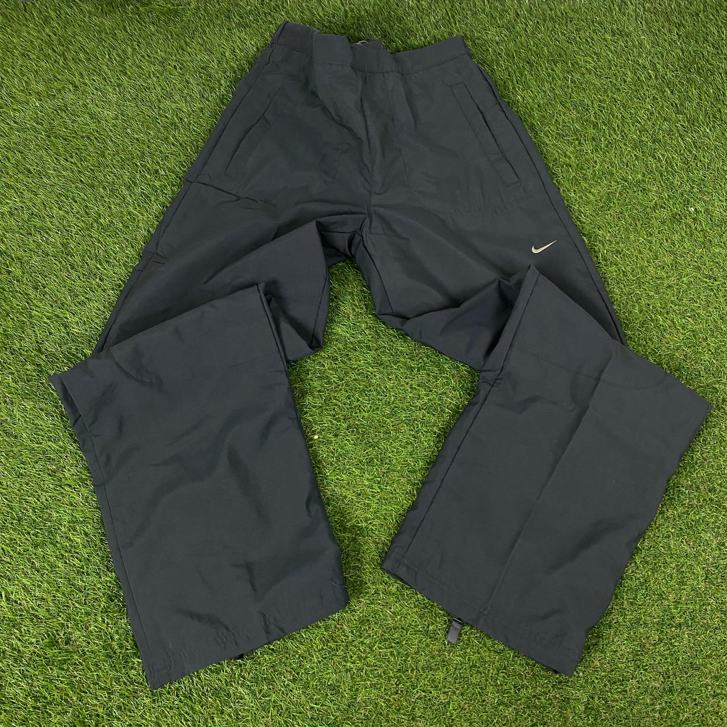 00s Nike Manchester United Windbreaker Jacket + Joggers Set Grey Small