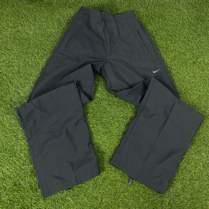 00s Nike Manchester United Windbreaker Jacket + Joggers Set Grey Small