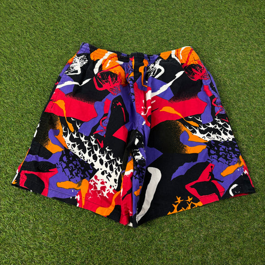 90s Nike Air Jordan 8 Shorts Red Large