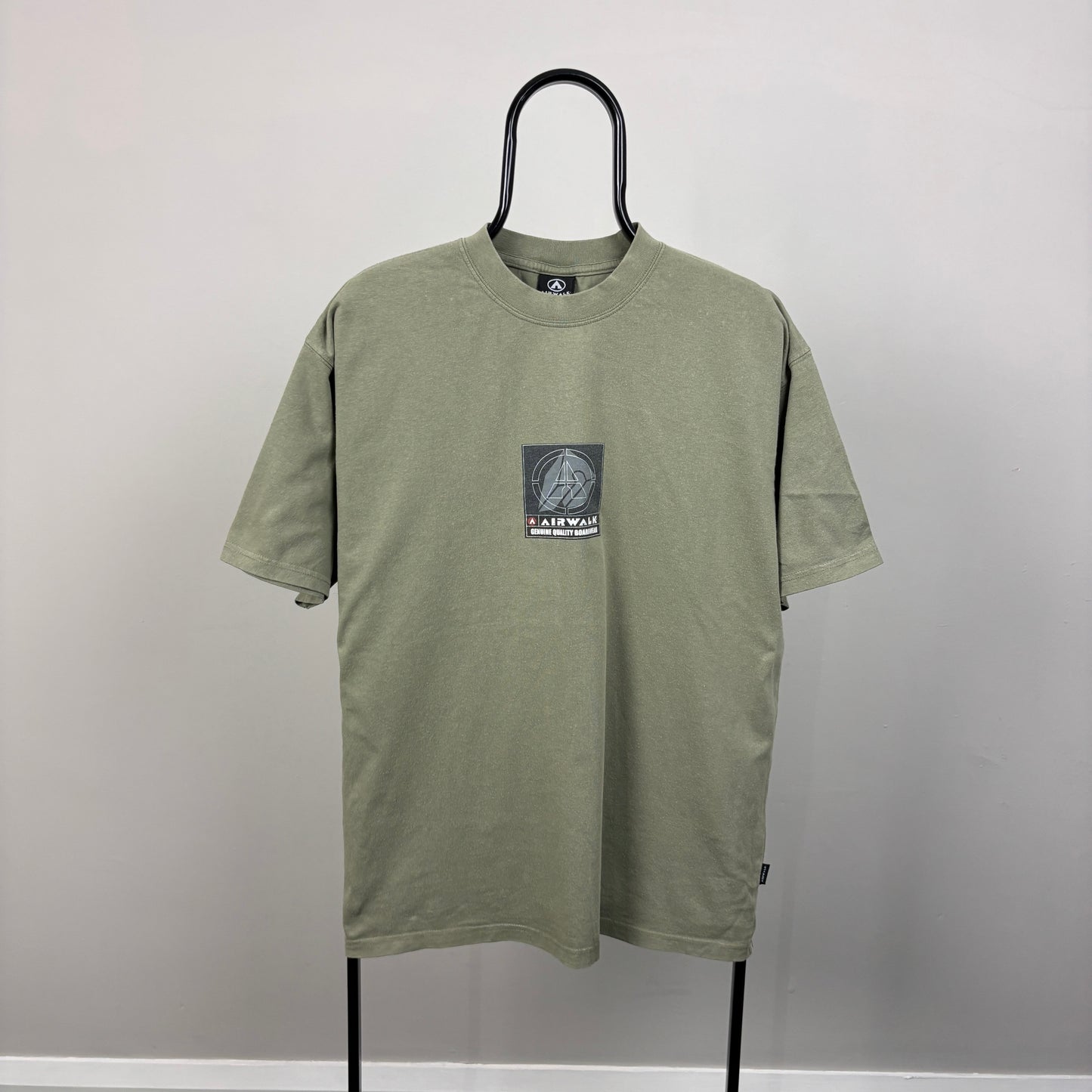 90s Airwalk Skate T-Shirt Green Large