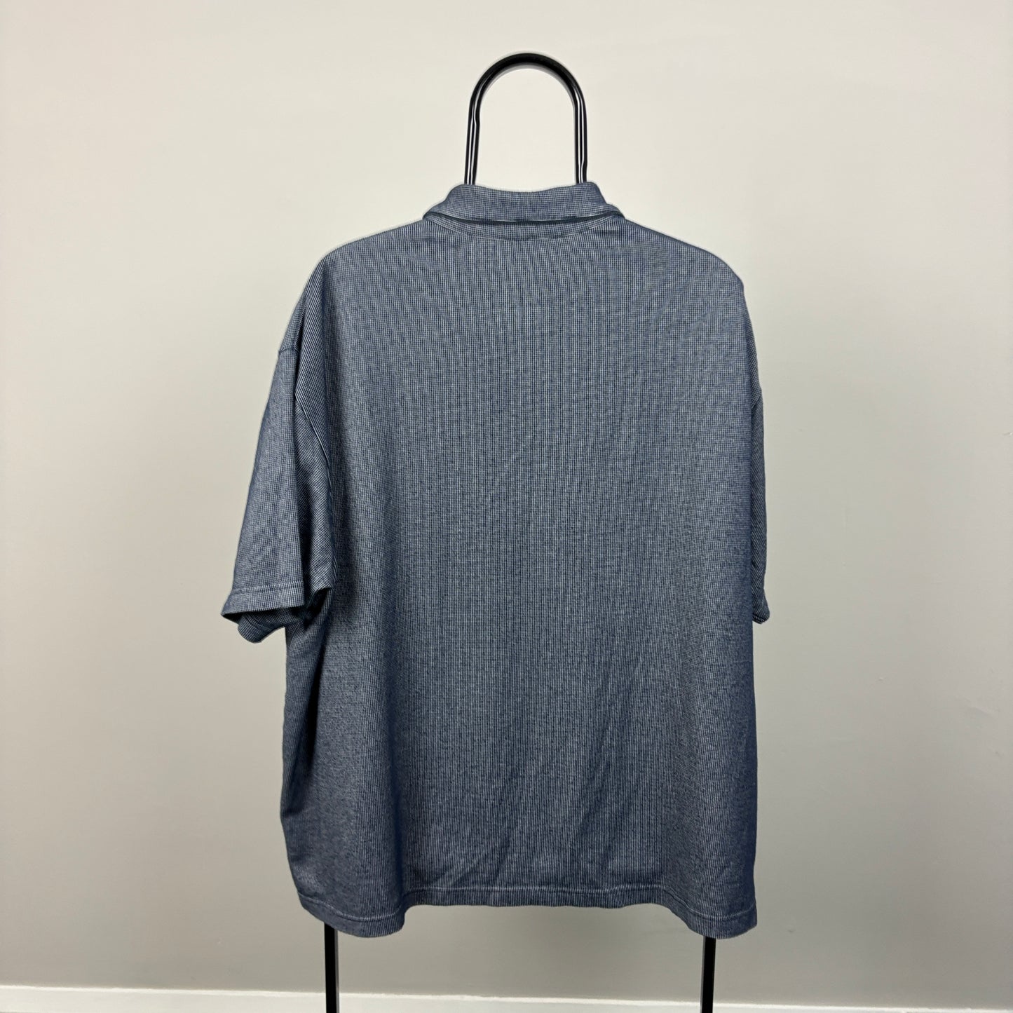00s Nike Court Polo Shirt T-Shirt Grey XXL