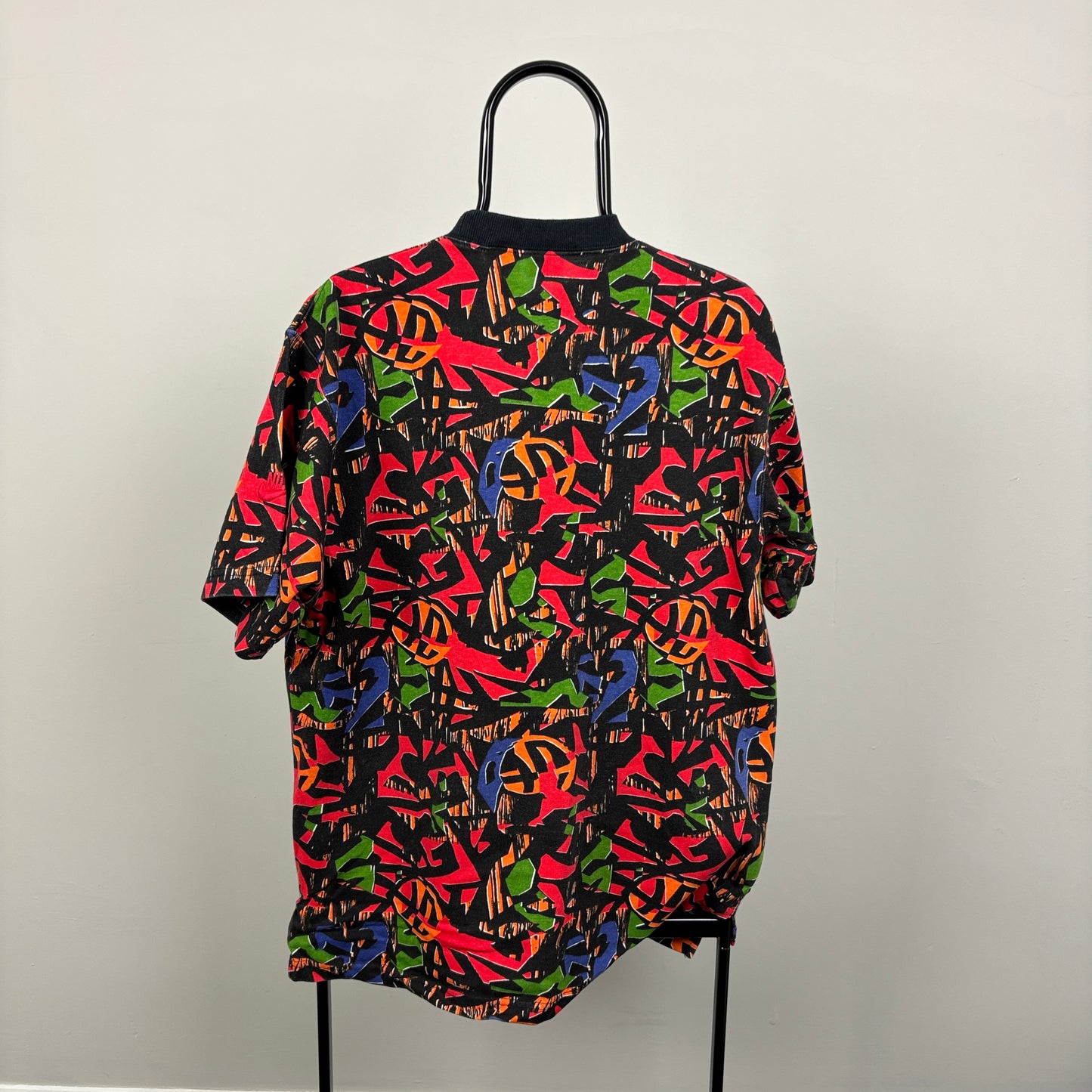 90s Nike Jordan AOP T-Shirt Red Small