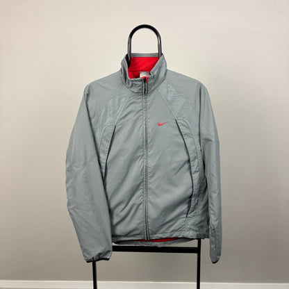 00s Nike Shox Windbreaker Jacket Grey Small