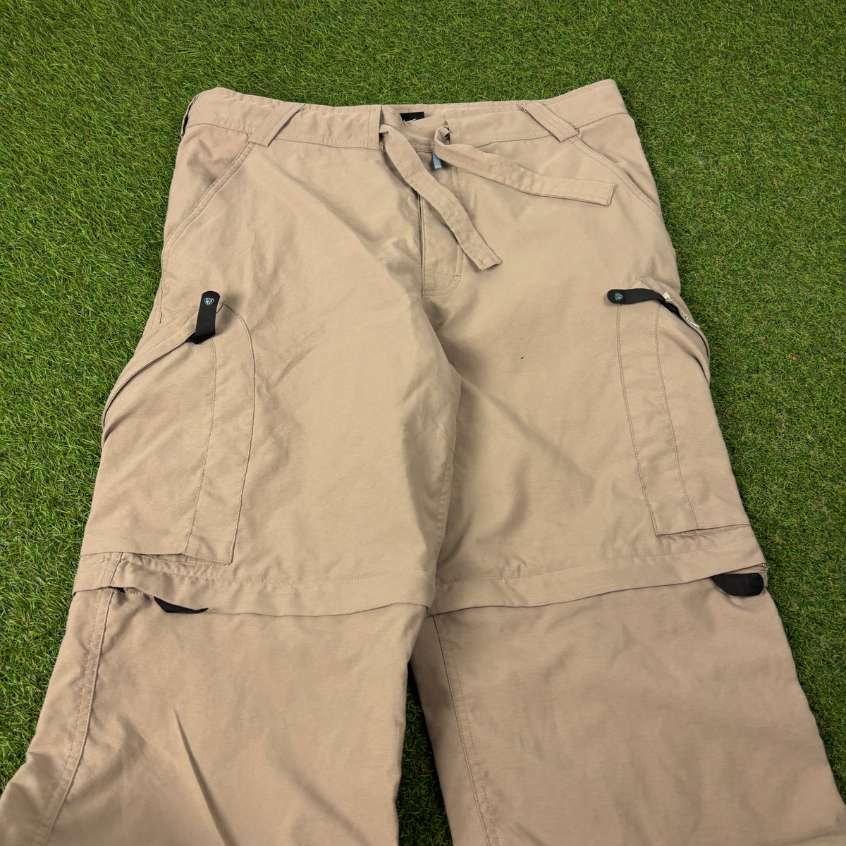 00s Nike ACG Zip Off Cargo Trousers Joggers Brown Small