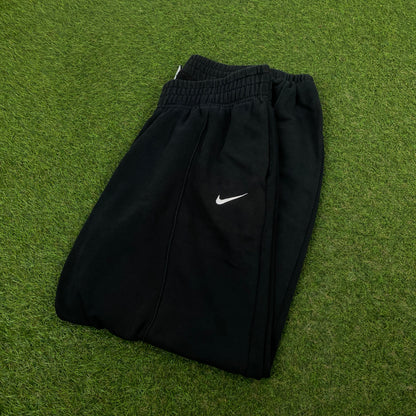 00s Nike Wide Leg Cotton Joggers Black Medium