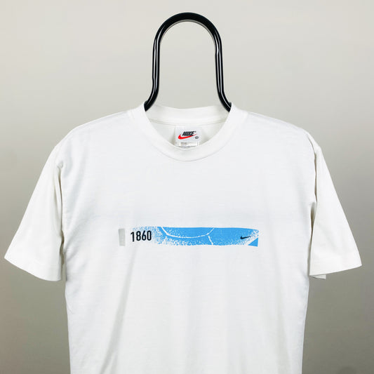 90s Nike 1860 Munich T-Shirt White Small