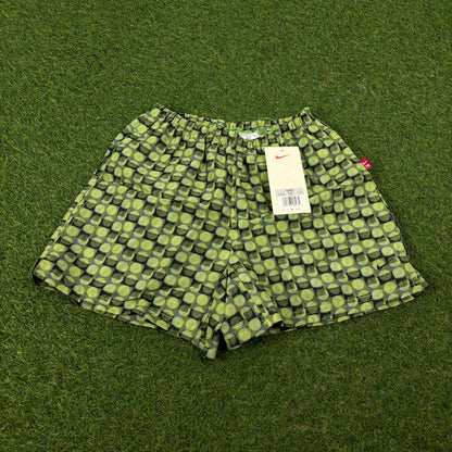 00s Nike Funky Shorts Green XS