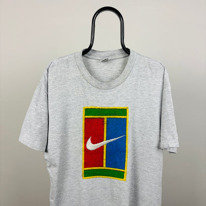 90s Nike Challenge Court T-Shirt Grey XL