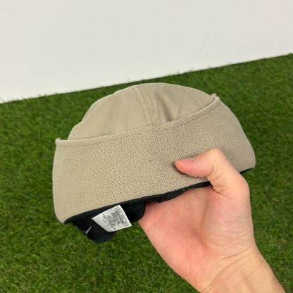 00s Nike Fleece Ear Flap Trapper Hat Brown