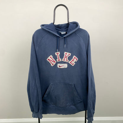 00s Nike Hoodie Blue Large