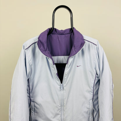 00s Nike Reversible Puffer Jacket Purple Medium