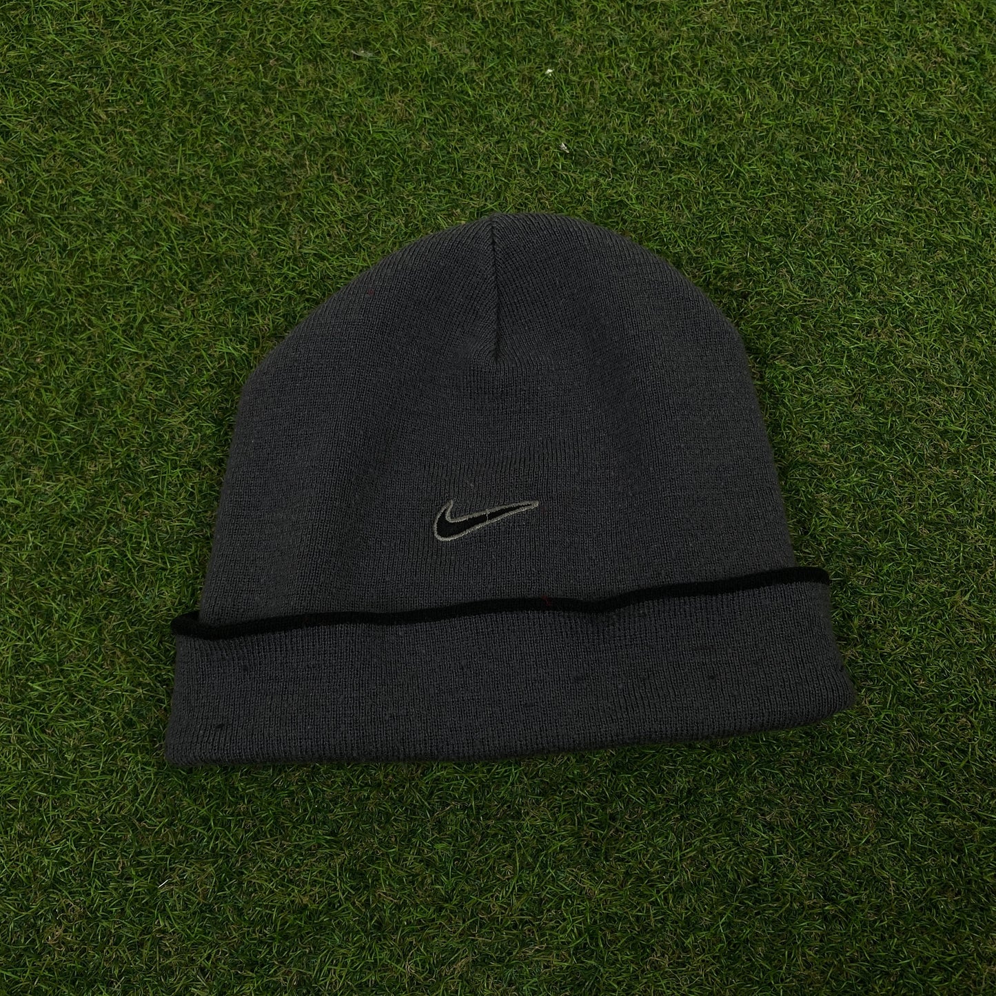 00s Nike Reversible Beanie Hat Black