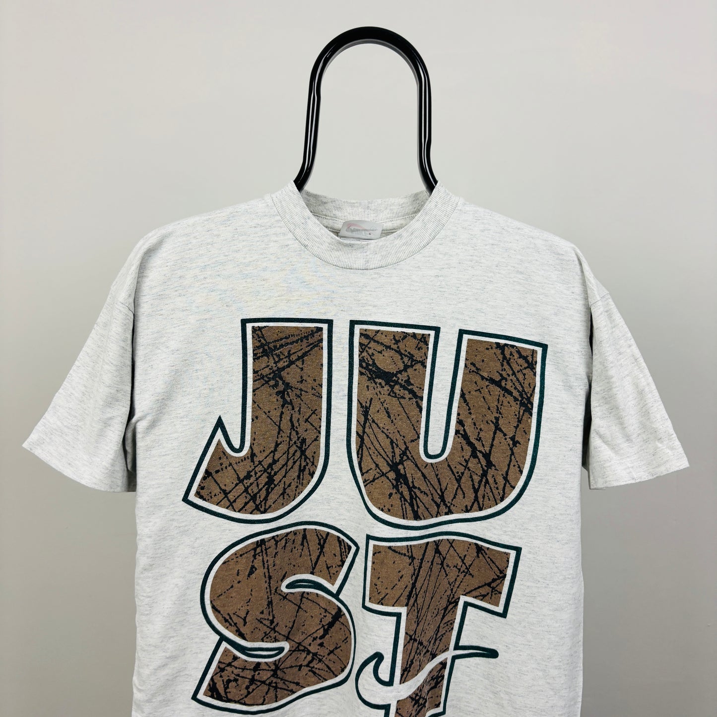 90s Nike Just Do It T-Shirt Grey Small