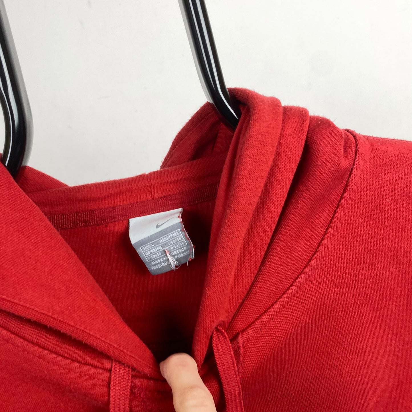 00s Nike Hoodie Red Large