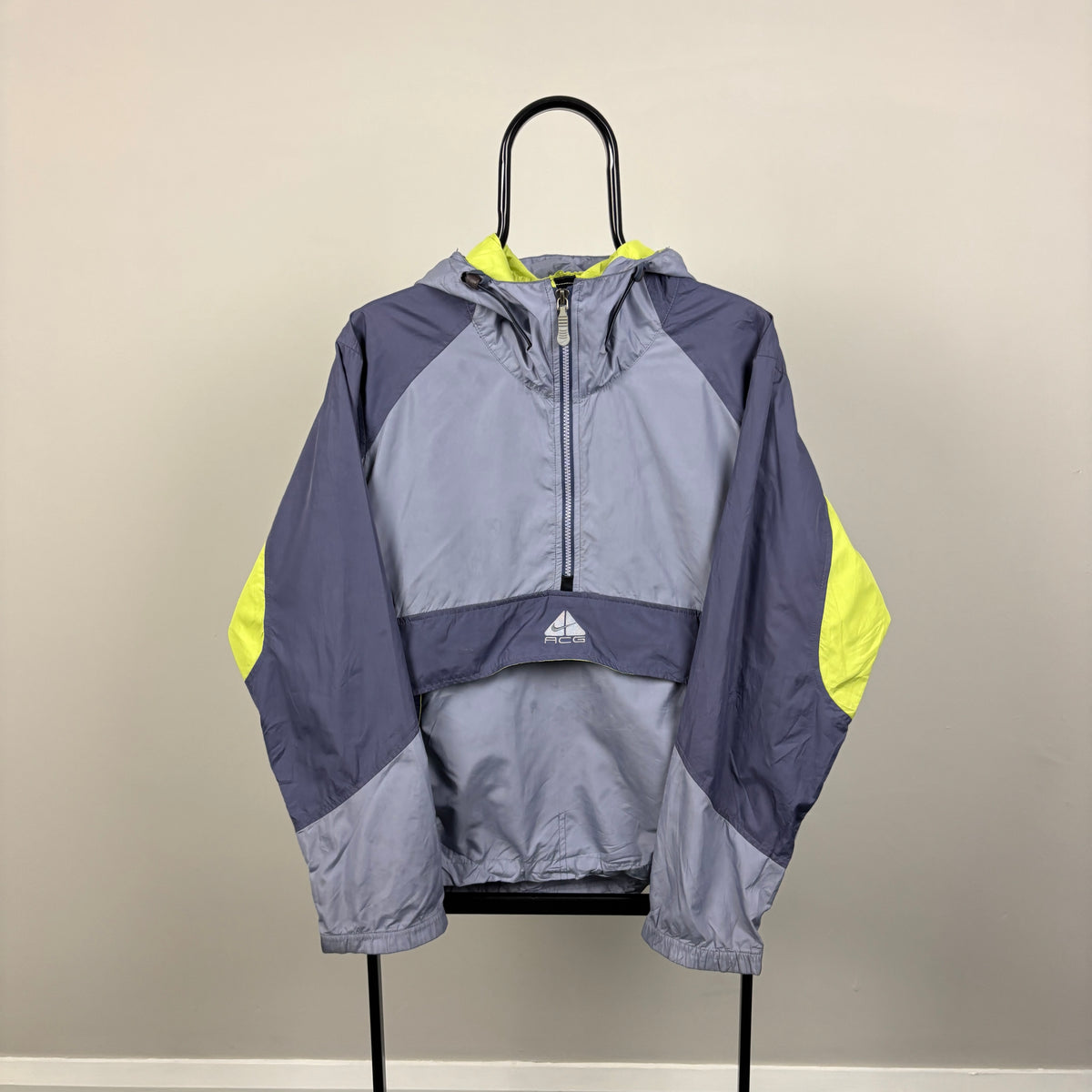 90s Nike ACG Packable Windbreaker Jacket Purple Medium