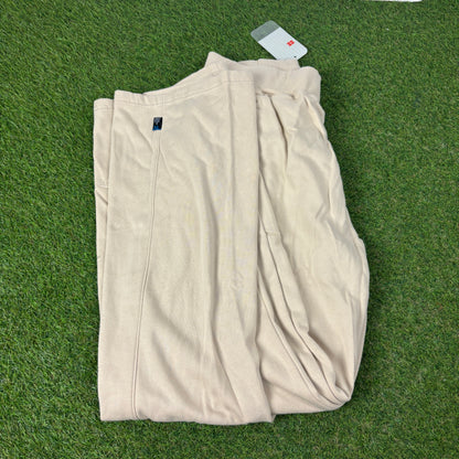00s Nike Wide Leg Cotton Joggers Brown XL