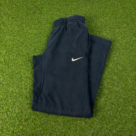 00s Nike Baggy Wide Leg Cotton Joggers Blue Small