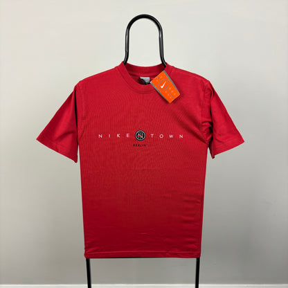 90s Nike Town Berlin T-Shirt Red XS