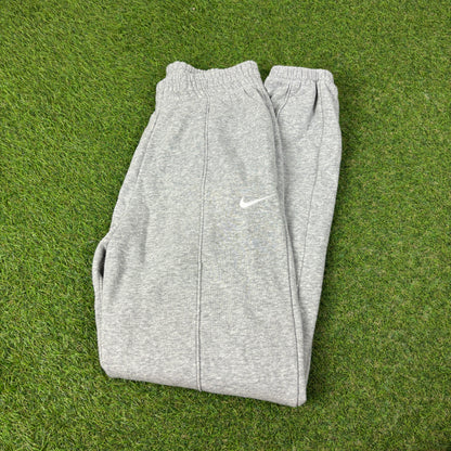 00s Nike Wide Leg Cotton Joggers Grey XS