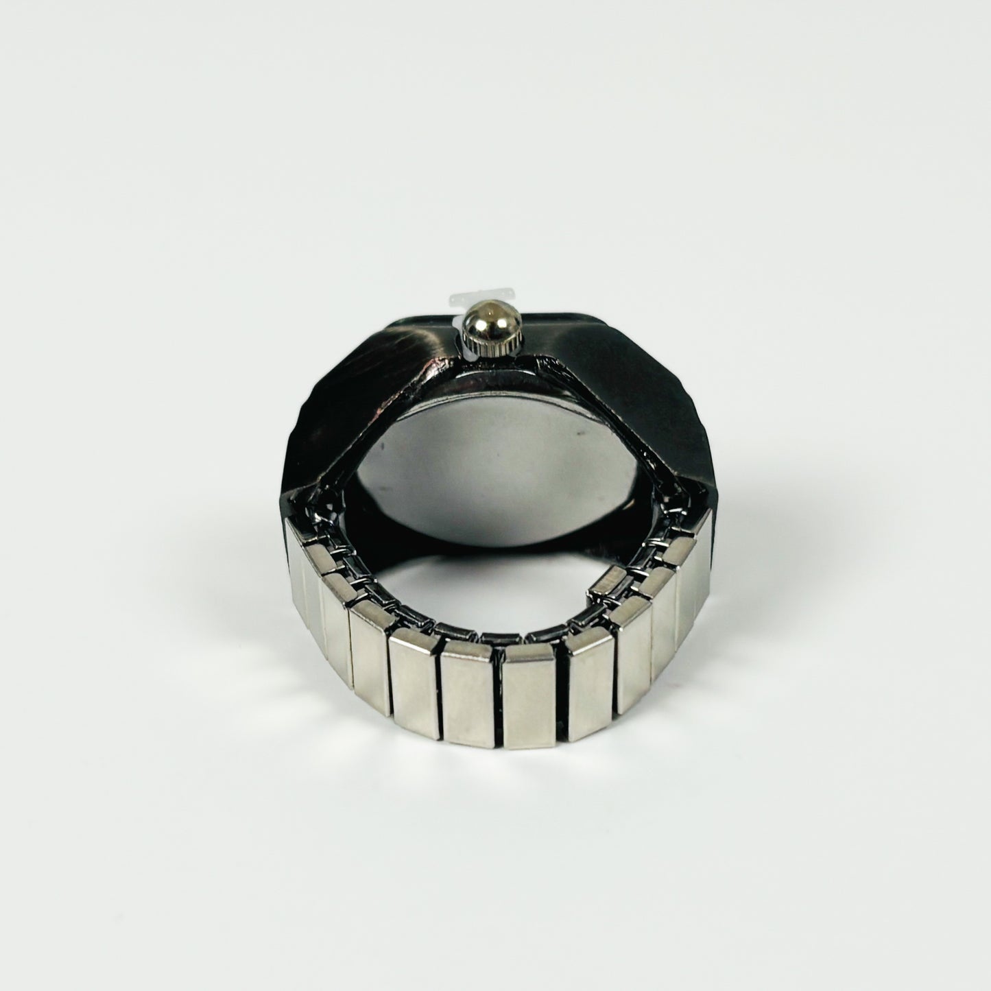 Watch Ring Adjustable Antique Silver