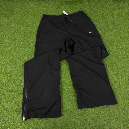 00s Nike Brazil Piping Tracksuit Jacket + Joggers Set Yellow Large