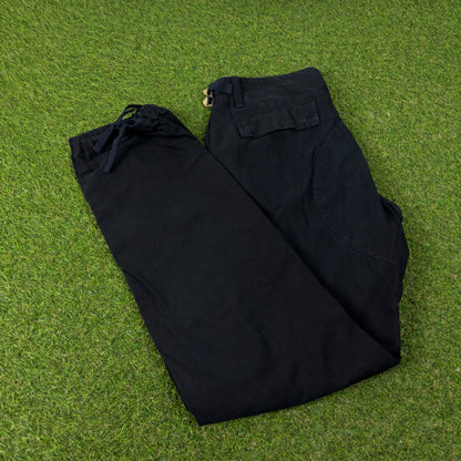 00s Carhartt Cargo Trousers Joggers Black Medium 30x32