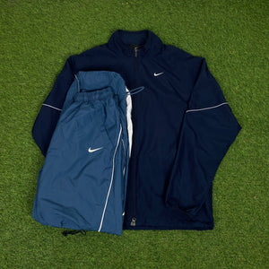 Navy blue discount nike windbreaker pants