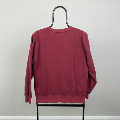00s Stussy Sweatshirt Red Small
