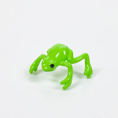 Retro Adjustable Frog Ring Silver