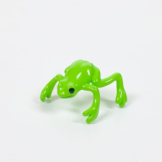 Retro Adjustable Frog Ring Silver